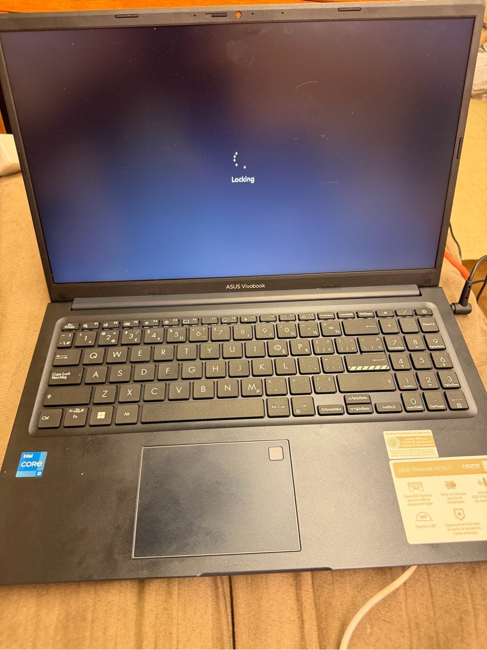 ASUS VivoBook Black Laptop with Full-Size Backlit Keyboard